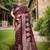 Magenta ethnic motifs zari silk cotton chanderi saree