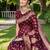 Magenta ethnic motifs zari silk cotton chanderi saree