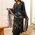women floral embroidered regular thread work kurta with palazzos & with dupatta