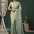 Green embellished gotta patti designer saree