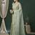 Green embellished gotta patti designer saree
