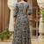 women floral printed panelled  cotton kurta with trousers & with dupatta