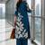 women floral printed regular chanderi cotton kurta with palazzos