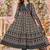 women ethnic motifs printed angrakha  cotton kurta with trousers & with dupatta