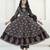women floral printed empire  cotton kurta with trousers & with dupatta