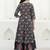 women floral printed empire  cotton kurta with trousers & with dupatta