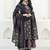 women floral printed empire  cotton kurta with trousers & with dupatta