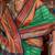 Green ethnic motifs zari banarasi saree