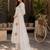 women floral embroidered regular thread work chanderi cotton kurta with trousers & with dupatta