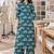 women floral printed regular  cotton kurta with palazzos