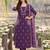 women ethnic motifs printed regular  cotton kurta with trousers & with dupatta