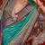 Blue ethnic motifs zari banarasi saree
