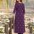 women ethnic motifs printed regular  cotton kurta with trousers & with dupatta