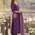 women ethnic motifs printed regular  cotton kurta with trousers & with dupatta