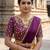 South Indian Style Semi-Stitched Half Saree with Blouse and Dupatta