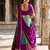 South Indian Style Semi-Stitched Half Saree with Blouse and Dupatta