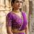 South Indian Style Semi-Stitched Half Saree with Blouse and Dupatta