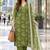 women ethnic motifs printed regular  cotton kurta with trousers & with dupatta