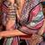 Lavender striped zari banarasi saree