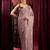 Lavender ethnic motifs sequinned saree