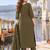 women ethnic motifs embroidered regular mirror work  cotton kurta with trousers & with