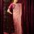 Peach ethnic motifs sequinned saree