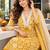 women floral printed regular  cotton kurta with palazzos & with dupatta