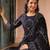 women regular thread work  cotton kurta palazzos with dupatta