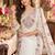 women floral embroidered regular thread work chanderi silk kurta with palazzos & with dupatta