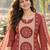 women ethnic motifs printed regular  cotton kurta with trousers & with dupatta