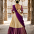 South Indian Style Semi-Stitched Half Saree with Blouse and Dupatta