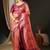 Pink pink & purple ethnic motifs woven design zari kanjeevaram saree