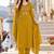 women ethnic motifs embroidered regular mirror work  cotton kurta with trousers & with