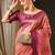 Pink pink & purple ethnic motifs woven design zari kanjeevaram saree