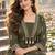 women ethnic motifs embroidered regular thread work  cotton kurta with trousers & with