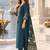 women ethnic motifs embroidered regular thread work  cotton kurta with trousers & with