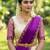 South Indian Style Semi-Stitched Half Saree with Blouse and Dupatta
