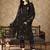 floral embroidered notch neck sequinned kurta with trousers and dupatta