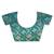 Teal woven design zari silk blend banarasi saree