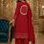 women ethnic motifs printed regular  cotton kurta with palazzos & with dupatta