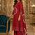 women ethnic motifs printed regular  cotton kurta with palazzos & with dupatta