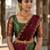 South Indian Style Semi-Stitched Half Saree with Blouse and Dupatta