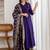 women ethnic motifs printed angrakha kurta with trousers & with dupatta