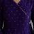 women ethnic motifs printed angrakha kurta with trousers & with dupatta