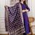 women ethnic motifs printed angrakha kurta with trousers & with dupatta