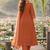 women ethnic printed regular mirror work cotton kurta with trousers & dupatta