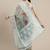 Sea green sea green & brown floral embroidered celebrity organza saree