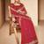 Red bandhani embroidered  georgette bandhani saree