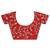 Red bandhani embroidered  georgette bandhani saree