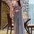 Multicolor embellished beads and stones  chiffon saree